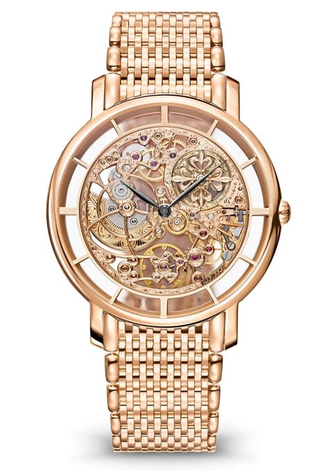 patek philippe skeleton rose gold price